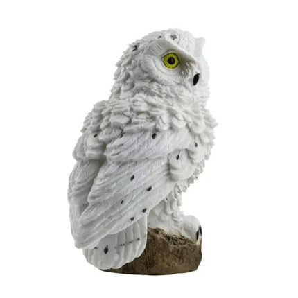 Outdoor Garden Solar Powered Owl Waterproof Lamps - White