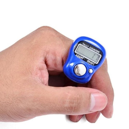 Digital Finger Ring Counter Tally Tasbeeh - Blue