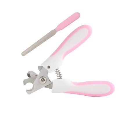 Pet Nail Clipper Animal Nail Shear Tool - Pink