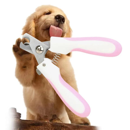 Pet Nail Clipper Animal Nail Shear Tool - Pink