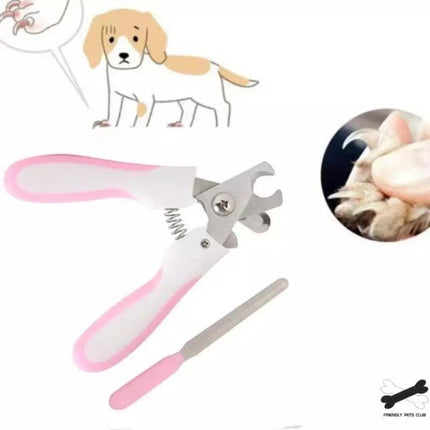 Pet Nail Clipper Animal Nail Shear Tool - Pink