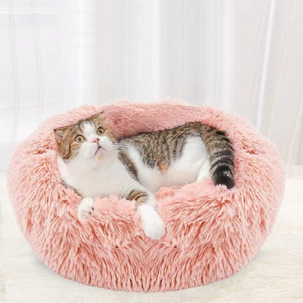 Super Soft Cat Self Warm Pets Sleeping Cushion - 50CM - Pink