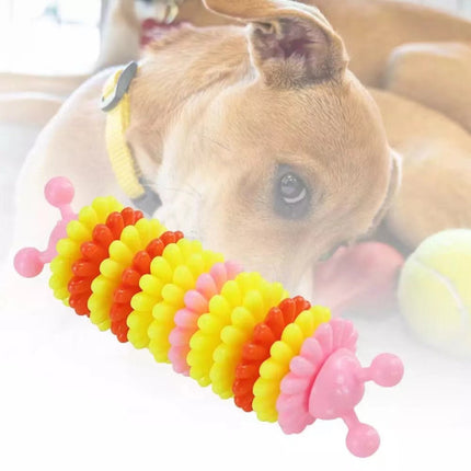 Bite Resistant Molar Grind Stick Food Leakage Dog Teeth Cleaner - Multicolor