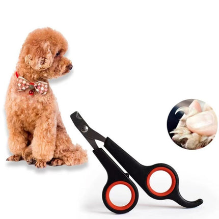 Professional Pet Stainless Steel Nail Clipper - Black