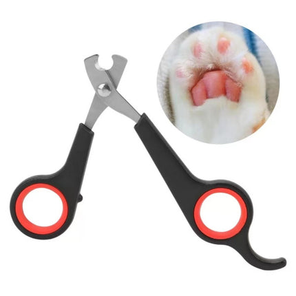 Professional Pet Stainless Steel Nail Clipper - Black