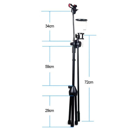 4 In 1 Mobile Phone Tripod Floor Stand With Mic Filter Multi Holders Live Stream Tiktok High Quality