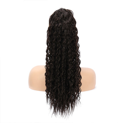 26 Inch Natural Fluffy Curly Stylish Ponytail Wig - Black