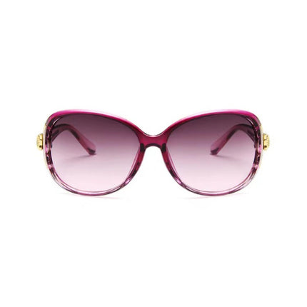 Ladies Fashion Elegant Gradient Sunglasses - Light Purple