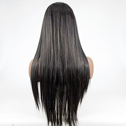 Women Fashion Straight Long Hair Wig - Black