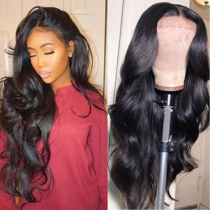 26 Inches Girls Wigs Women Fashion Long Curly Wavy Wig Easy To Wear Adjustable Strap Ladies Fake Hair Wigs - Black