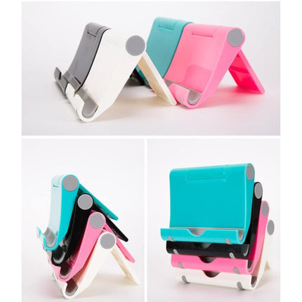 Universal Stents Desk Holder For Tablet Mobile Phone - Pink