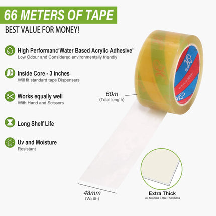 Packaging Sealing Adhesive Transparent Tape