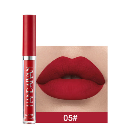 Matte Natural Look Water Resistant Lipstick - 5 - Red