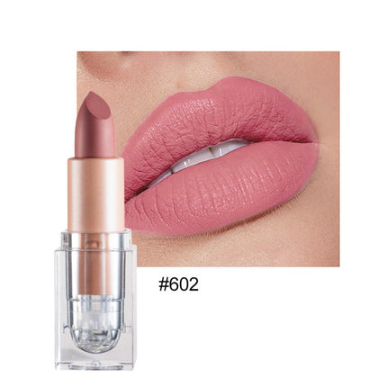 Transparent Luxury Matte Look Party Lipsticks - 602 Barbie Pink