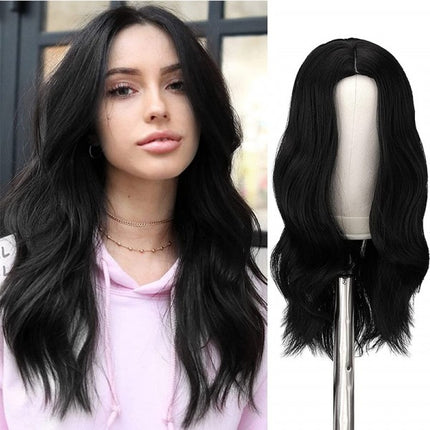 Full Head Long Wavy Synthetic Hair Women Wig