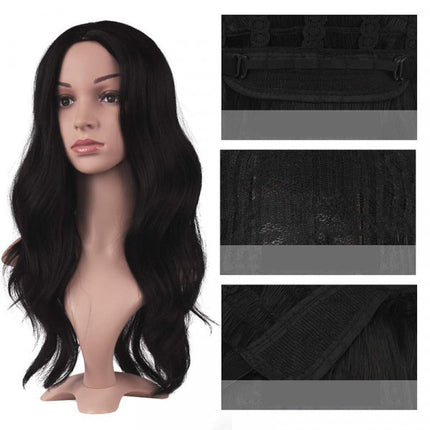 Full Head Long Wavy Synthetic Hair Women Wig