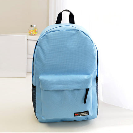 Stylish Sky Blue Backpack with Spacious Interior Perfect for Fashionable Unisex On-the-Go!