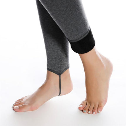 High Waist Elastic Flexible Soft Fabric Yoga Sports Trouser - Gray