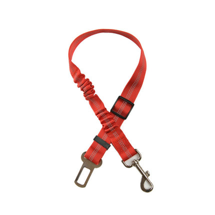 High Quality Cat And Dog Car Safety Belt - Red