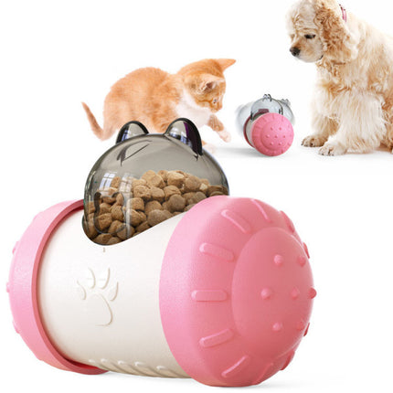 Treat Dispensing Puzzle Toys For Cats And Dogs - Pink