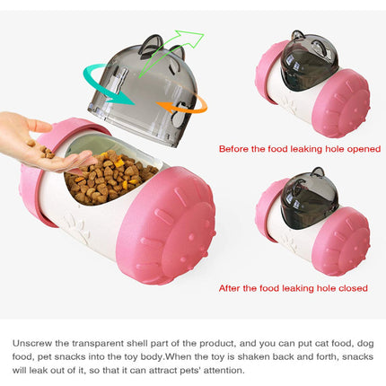 Treat Dispensing Puzzle Toys For Cats And Dogs - Pink