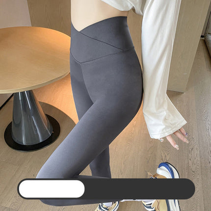 Comfortable Gym Sports Narrow Bottom Women Trouser - Gray