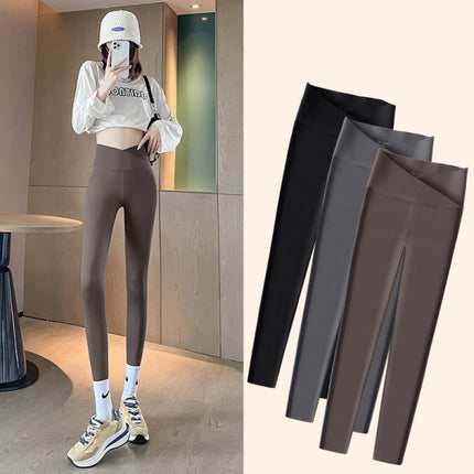 Comfortable Gym Sports Narrow Bottom Women Trouser - Gray