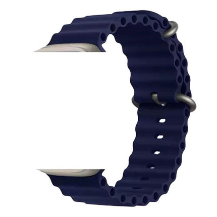 Easy Mold Silicon IWatch Series Bands - Dark Blue