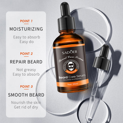 Nourish And Styling Men Beard Care Serum - 30Ml - Black Brown