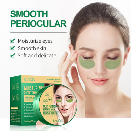 Soothe Moisturizing Eye Grooming Soft Mask - Green