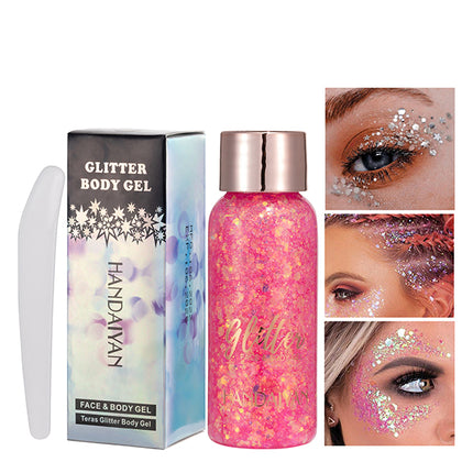 Dazzle And Shiny Sparkling Eye Glitter Powder - Multi Color