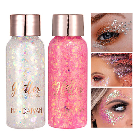 Dazzle And Shiny Sparkling Eye Glitter Powder - Multi Color