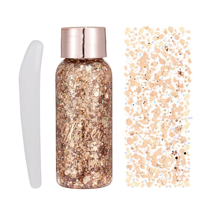 Dazzle And Shiny Sparkling Eye Glitter Powder - Golden