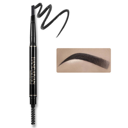 2 In 1 Perfect Eyebrows Long Lasting Brush And Pencil - 01 - Black