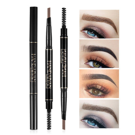 2 In 1 Perfect Eyebrows Long Lasting Brush And Pencil - 01 - Black