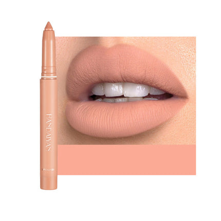 Intense Color Waterproof Lip Matte Crayon - 01 - Shiny Pink