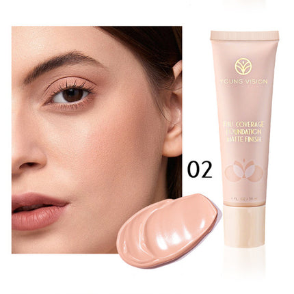 Flawless Coverage Matte Finish Face Foundation - 02 - Light Pink