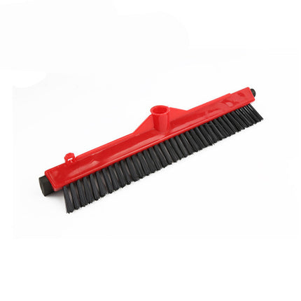 Dual Head Brush Versatile Cleaning With Squeegee Head - 50cm - Red