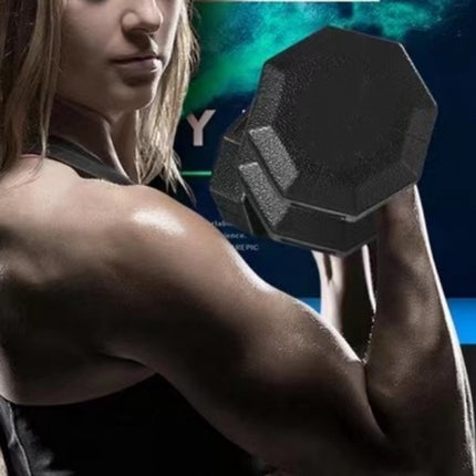 PVC Coated Black Dumbbell 4 KG | Strength Training &amp; Fitness Equipment for Home Gym Workout | Unisex