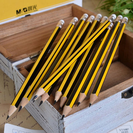 Good Quality Writing Pencils With Attached Eraser - 72 Pcs