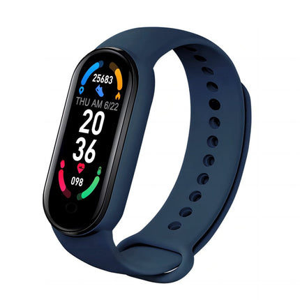 Slim Fit Health Monitor Outdoor Sports Smart Watch - Blue