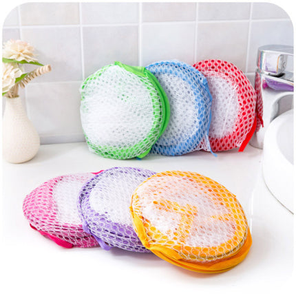 Foldable Mesh Dirty Clothes Laundry Storage Small Basket - Purple