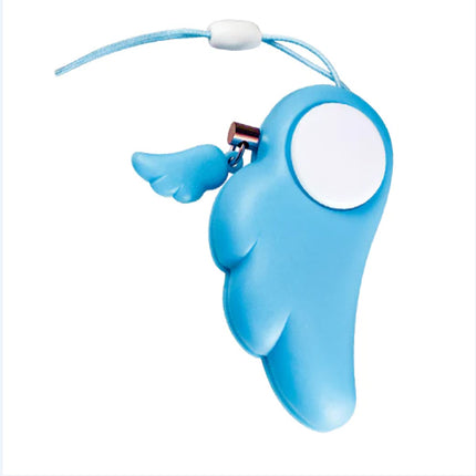 Angel Wings Electronic Alarm Key Chain - Blue