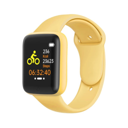 Touch Screen Waterproof Fitness Tracker Smart Watch - Yellow