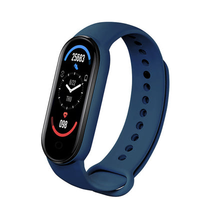 Fitness Tracker Heart Rate Monitor Smart Band - Blue