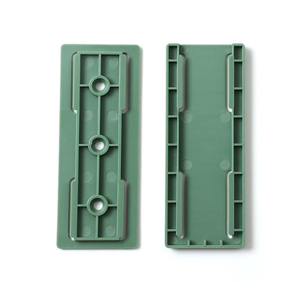 Wall Mount Seamless Punch Free Socket Board Hanging Mount - Green