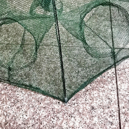 Efficient Foldable Fishing Net Shrimp Cage Lobster Aquatic Catch Folding Umbrella Net - Green