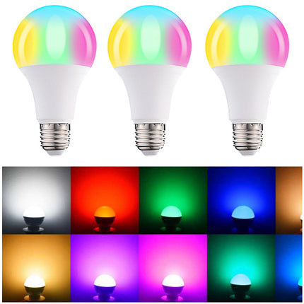 18W Large LED Remote Control RGB Light Changing Bulb