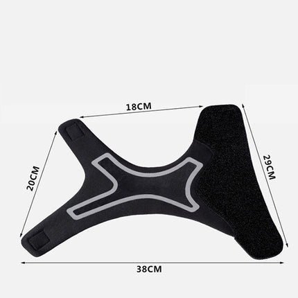 Adjustable Neoprene Posture Corrector for Unisex Black Solid Pattern Provides Foot Protection and Comfort