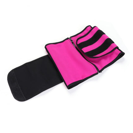 Hot Pink Neoprene Waist Belt Postpartum Corset for Abdomen Body Shaping Sports Sweat Belly Belt for Women